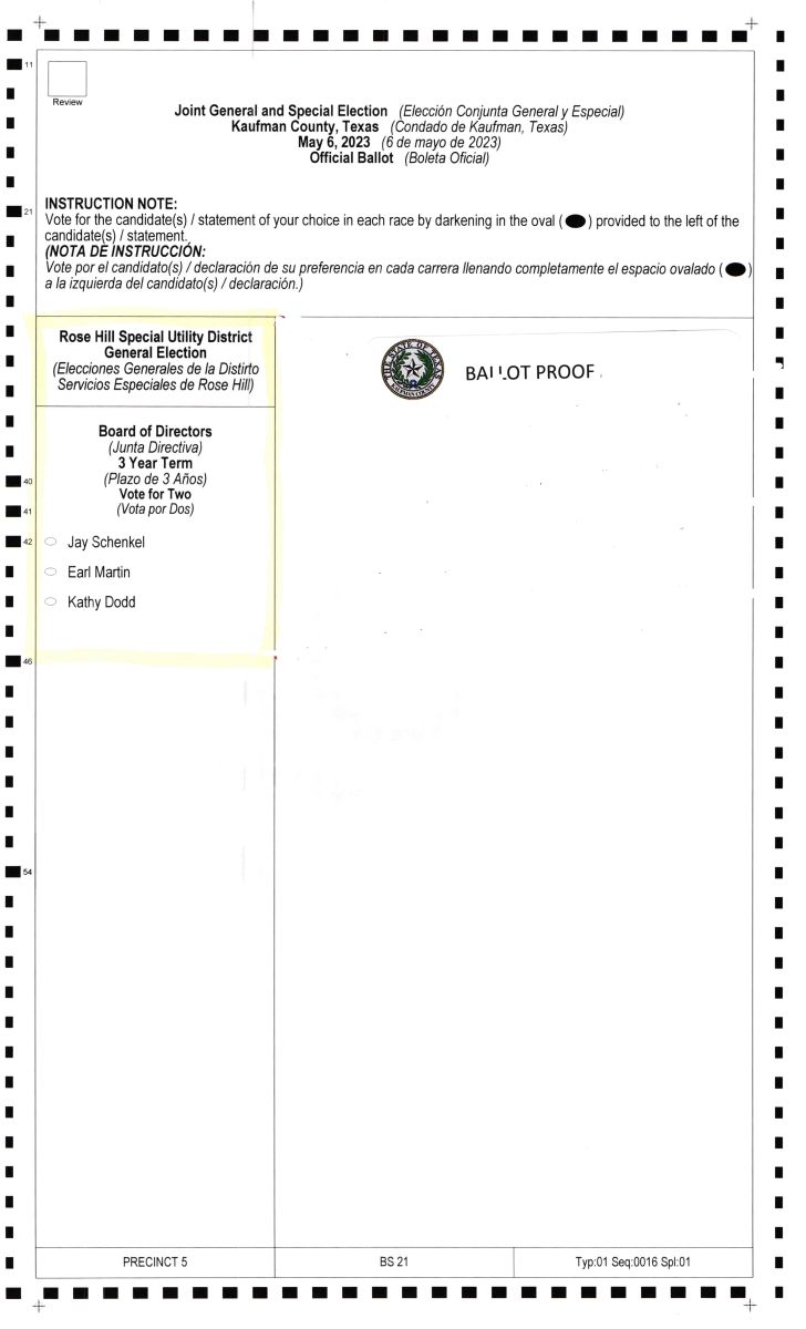 Ballot Proof