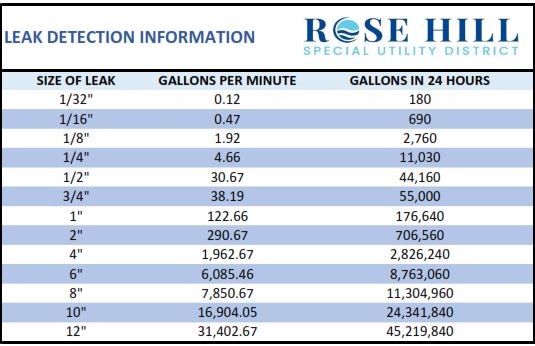 Leak Detection Information